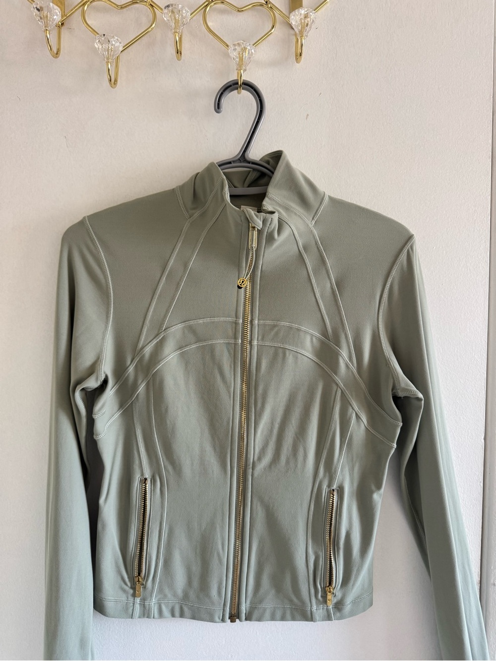 lululemon athletica Sage Green Full-Zip Bomber Jacket